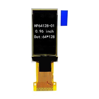 0.96 pouces SH1107 broches 13 OLED écran LCD lisible par la lumière du soleil 64x128 écran tactile moniteur E-Paper Modules résolution 64x128