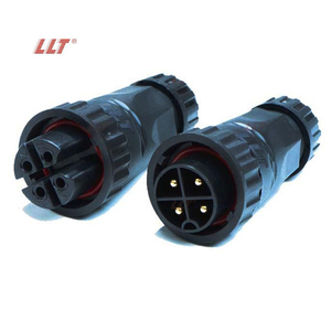 Llt M22 250V 25A IP68 không thấm nước vách ngăn kết nối 2 <span class=keywords><strong>3</strong></span> <span class=keywords><strong>4</strong></span> pins nam và nữ cắm điện với vít pins - Product Image 1