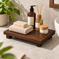 Support de Savon en Bois pour Cuisine et Salle de Bain – Plateau sur Pied pour Évier – Décoration Maison et Cuisine – Vente Chaude Usine