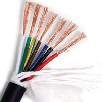 Câble RVV flexible isolé en PVC, fil de cuivre gainé, 1,5/2,5/4 mm² pour les systèmes électriques de bâtiments
