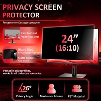 Filtre de confidentialité à 180 degrés facile à installer, anti-reflet, anti-espion, film de protection d'écran pour Lenovo 24 pouces 16:10