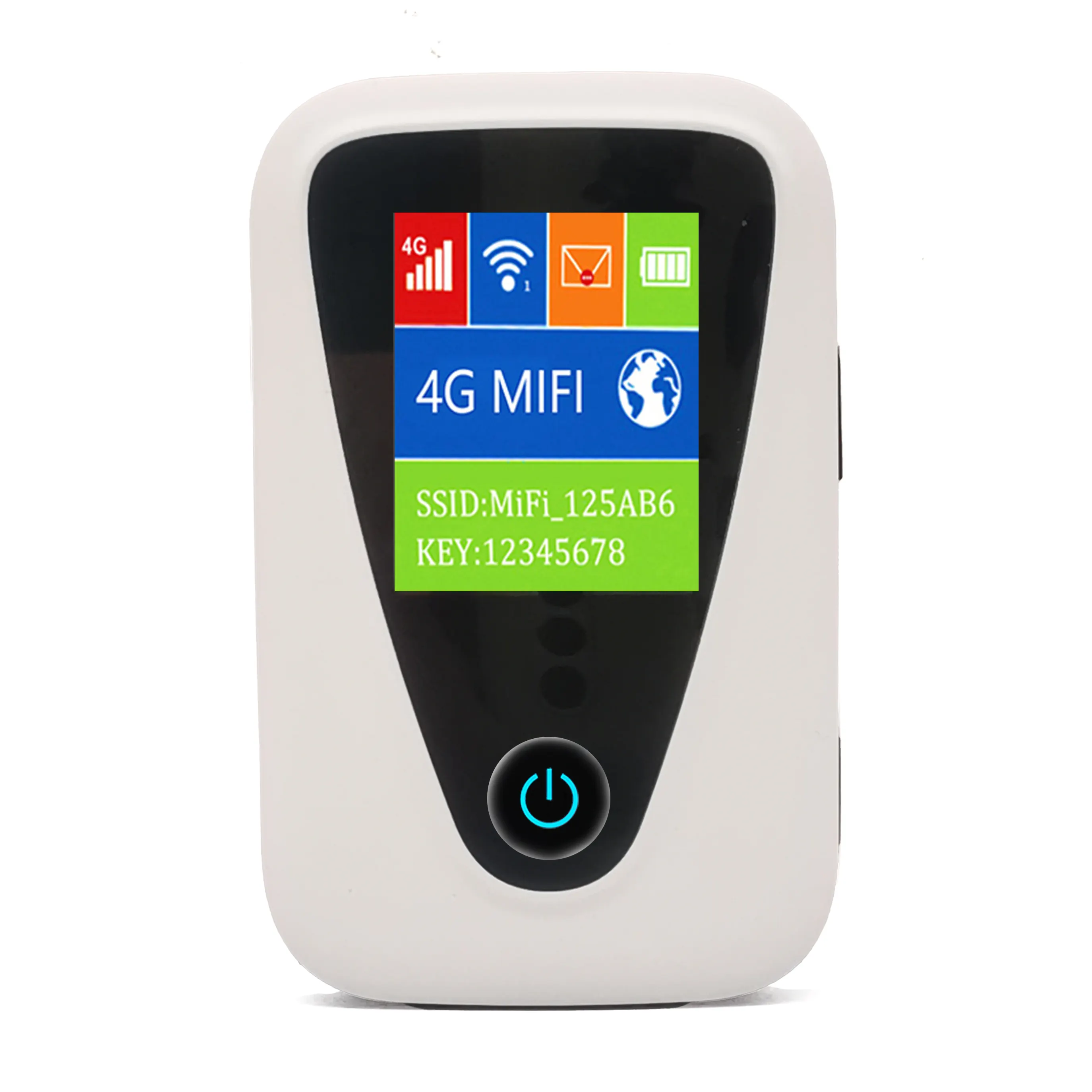 Enrutador de punto de acceso wifi 4G con tarjeta SIM, de 2"