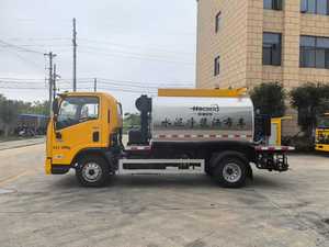 Weichai 151hp motore Mini 5cbm distributore bitume camion spargitore asfalto camion utilizzato per <span class=keywords><strong>cantiere</strong></span> stradale - Product Image 3