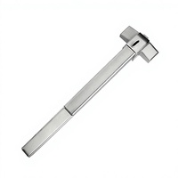 Dispositif anti-panique en acier inoxydable pour porte de secours et porte coupe-feu, barre anti-panique pour porte de sortie, barre anti-panique d'urgence