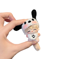 Mini jouet en peluche personnalisé de 5 cm, porte-clés, poupée en peluche, Kpop, idole coréenne, couleur personnalisée