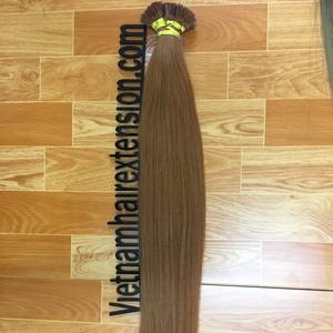 Extensiones de Cabello con Punta Plana Pre-adheridas, 100% Cabello Humano Remy Virgen, Origen Vietnam, 1g/unidad - Product Image 1