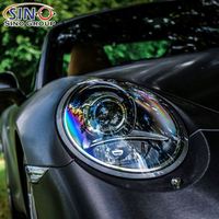 Autocollant en aluminium brossé gris foncé mat sans air Enveloppe de carrosserie en vinyle