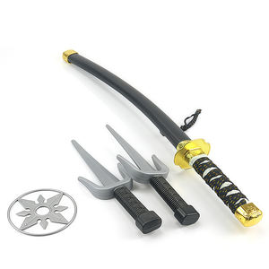 <span class=keywords><strong>Juego</strong></span> <span class=keywords><strong>de</strong></span> <span class=keywords><strong>cuchillos</strong></span> <span class=keywords><strong>de</strong></span> juguete <span class=keywords><strong>de</strong></span> armas antiguas <span class=keywords><strong>de</strong></span> samurái japonés, espadas largas y cortas <span class=keywords><strong>de</strong></span> plástico con dardos Katana incluidos - Product Image 6