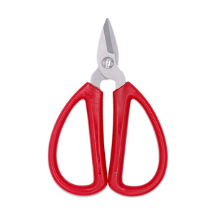 Ciseaux à ongles en acier inoxydable, lame droite, manche rouge, durables, pour manucure, usage adulte - Product Image 4
