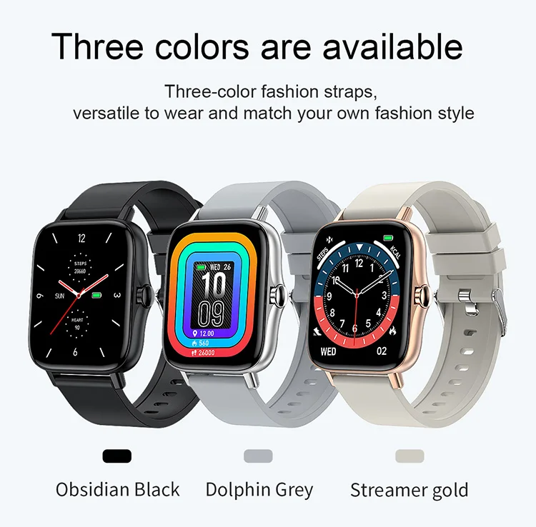 Light design 1.7 inch HD screen T42 BT call watches woman men wrist health smartwatch sdk smart sport watch