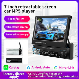 Reproductor MP3/MP5/MP4 para Auto con Pantalla Retráctil de 7 Pulgadas 1DIN, Control Remoto, Integrado, para Tablero, USB/Wi-Fi/<span class=keywords><strong>WAV</strong></span> - Product Image 5