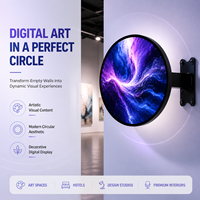 Affichage LED Rond Double Face Personnalisé P2.5 pour Publicité Intérieure – Idéal pour Magasins et Boutiques