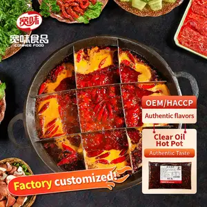 Conwee Kuanwei Sangu aceite transparente Base <span class=keywords><strong>de</strong></span> <span class=keywords><strong>olla</strong></span> caliente base <span class=keywords><strong>de</strong></span> <span class=keywords><strong>olla</strong></span> caliente picante aceite transparente Hotpot condimento para <span class=keywords><strong>restaurante</strong></span> - Product Image 4