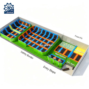 Equipo de Parque de Trampolines de Diseño Personalizado Gratuito, Parque Infantil Comercial Interior, Centro de Juegos, Parque de Trampolines para Niños - Product Image 3