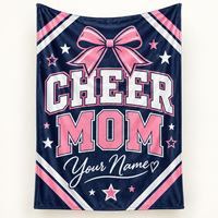 Couvertures en polaire personnalisées avec logo en gros, avec noms personnalisés pour les équipes de cheerleading et les cadeaux de compétition