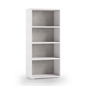 Bibliothèque en bois en forme de L étagère de rangement d'étude grande bibliothèque avec étagères réglables bibliothèque salon - Product Image 1