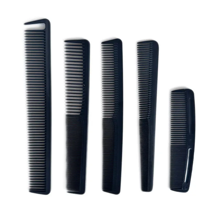 Kit profesional de múltiples combinaciones de peines para el cabello, cepillos de Peine de peluquero para salón, herramienta de estilismo, juego de peines de plástico para el cabello