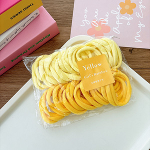 Hotselling elegante haarbandjes in snoepkleuren, 50 stuks/set, hoogwaardige elastische nylon <span class=keywords><strong>scrunchies</strong></span>, naadloze en zoete stijl haarbandjes - Product Image 4