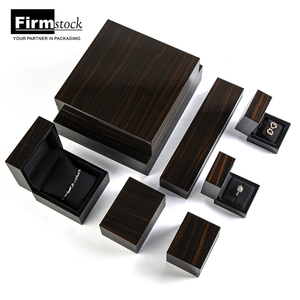 Wood Jewellery Set Gift Rings Boxes Luxury Custom Logo Led Packaging Velvet Large Wooden Jewelry Box