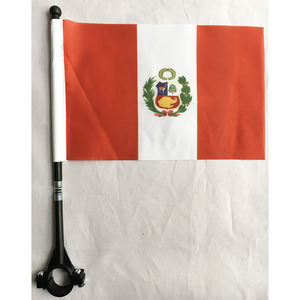 Bandera <span class=keywords><strong>de</strong></span> bicicleta con impresión personalizada, bandera nacional <span class=keywords><strong>de</strong></span> poliéster, manillar marroquí para decoración <span class=keywords><strong>de</strong></span> ciclismo al aire libre - Product Image 4