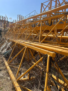 Hot Export Gebraucht Qtz80 Turmdrehkran 6 Tonnen Kapazität 60 Meter Armlänge Sorgenfreies After-Sales-Gebraucht motor getriebe - Product Image 6