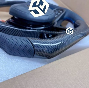 Volant sport de luxe personnalisé en cuir Alcantara et fibre de carbone pour G20 G30 G80 G87 M3 M4 M5 <span class=keywords><strong>Série</strong></span> <span class=keywords><strong>7</strong></span> <span class=keywords><strong>Golf</strong></span> - Product Image 6