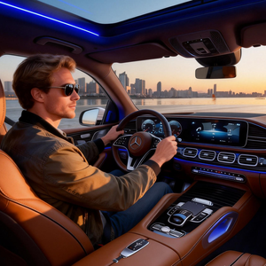 Lámpara de Ambiente para Techo Solar Maybach de 64 Colores para Mercedes <span class=keywords><strong>GLS</strong></span> X167 |   Tira de Luces LED MBUX Sync para Techo |   Retrofit Plug & Play - Product Image 4