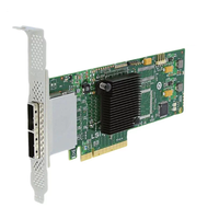 Kartu HBA RAID SAS LSI SAS 9200-8e 8 Port Eksternal SFF-8088 PCIe 2.0 x8 6Gb/s