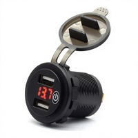 Chargeur USB double port allume-cigare 12-24V en entrée, 5V 2.1A en sortie pour Tesla Model 3, chargeur de téléphone, garantie 1 an pour utilisation automobile et marine