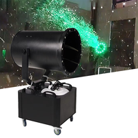 CH-4000 4000W rotatif LED neige Machine Offre Spéciale fête de Noël canon à neige pour les scènes de mariage Concerts pour l'éclairage de scène
