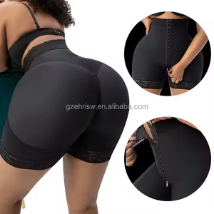 Pantalones cortos de faja de realce de glúteos para mujer con etiqueta privada personalizada verificada, ropa moldeadora potenciadora de cadera con Control de barriga de alta compresión - Product Image 1