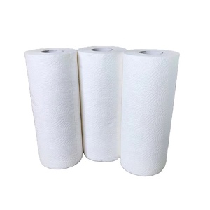 Rouleau de papier <span class=keywords><strong>essuie</strong></span>-<span class=keywords><strong>tout</strong></span> jetable en matériau vierge 2 plis pour la cuisine Serviette de nettoyage douce et bon marché pour l'huile et la cuisine - Product Image 2
