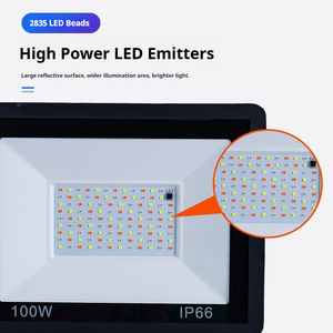 كشاف LED مقاوم للماء بدرجة حماية IP66 مع تغيير الألوان RGB للاستخدام الخارجي في المباني والجسور، إضاءة ساطعة بزاوية 180 درجة - Product Image 3