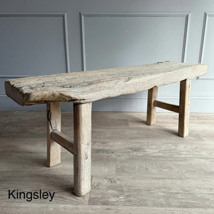 Banco de Madera Natural Premium para Interiores, Mueble de Asiento de Madera Sólida para Comedor, Sala de Estar, Entrada, Hotel, Diseño Rústico Moderno - Product Image 2
