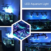 Liweida 54w aquarium lumière eau salée réservoir ampoule e26 e27 rouge bleu blanc vert uv spectre complet pour poissons récif de corail plantes aquatiques