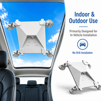 Support à ventouse robuste pour Starlink Mini avec base réglable à 360 degrés pour camping-car, fenêtre de voiture, bateau