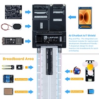 Kit de démarrage LAFVIN AIoT, kit électronique de contrôle vocal AI ESP32-S3, capteur DHT11, servomoteur pour projets de maison intelligente et de bricolage IoT