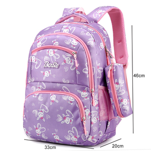 Mochila Escolar de Gran Capacidad con Diseño de Conejo de Dibujos Animados, Moderna, de Oxford, <span class=keywords><strong>para</strong></span> <span class=keywords><strong>Niñas</strong></span> de 6 a 12 Años, Nueva, en Venta, <span class=keywords><strong>para</strong></span> Primaria - Product Image 2