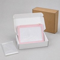Pochette de Maquillage Transparente Saffiano, Trousse de Toilette de Voyage, Fermeture Éclair Dorée, OEM, Vente en Gros, Logo Personnalisé, Fournisseur d'Usine