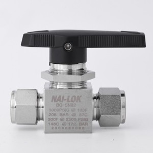 Válvula de Bola Manual OEM de Alta Presión para Laboratorio de Instrumentos, 2500 psi, 1/2 OD, Conexión de Doble Férula - Product Image 1