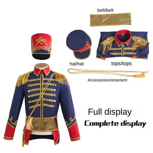 Costumes de Performance de Cour de Maréchal Européen Cosplay Décoration Luxueuse Chapeau Haut Disfraz Adulte Fête Halloween Carnaval Anime - Product Image 4