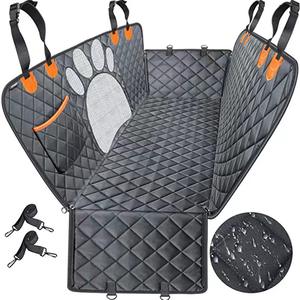 أغطية مقاعد للحيوانات الأليفة شاملة مخصصة الأكثر مبيعاً ضد الماء من الحيوانات الأليفة مع غطاء شبكي لحماية المقعد الخلفي للسيارات - Product Image 2