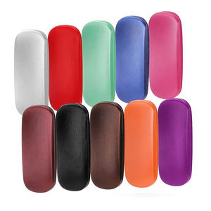 סיטונאי יוקרה משקפי משקפיים באיכות Pu משקפיים באיכות גבוהה עור Pu לוגו מותאם אישית משקפיים משקפי שמש קופסאות מארזים אריזה - Product Image 1