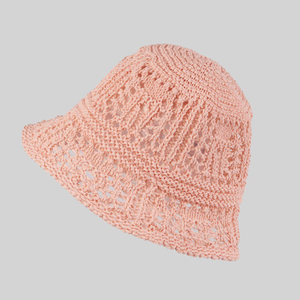 Usine nouveau chapeau seau au <span class=keywords><strong>Crochet</strong></span> fait main grand bord feuille-fleur décontracté parasol quotidien pour voyage plage cyclisme pour l'extérieur - Product Image 2