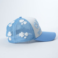 Gorra Trucker de Moda de Alta Calidad, Gorra de 5 Paneles, Venta al por Mayor, Algodón y Poliéster, Personalizada con Logotipo Bordado en Chenille