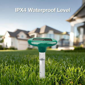 Ahuyentador de Topos Sónico Solar Verde en Stock con Carcasa Duradera de ABS Impermeable IPX4 para Campos de Golf y Resorts Profesionales - Product Image 5