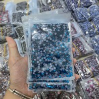 XULINFactory vente en gros 100 sortes de couleurs SS10 SS16 SS20 100 brut/sac Hot Fix verre cristal AB strass pour fer sur transfert