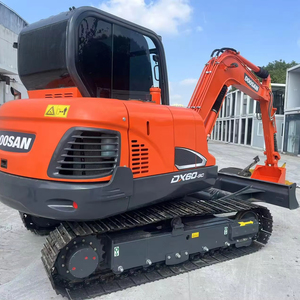 รถขุดขนาดเล็ก Doosan DX60/DX55 น้ำหนัก 6 ตัน คุณภาพสูง ประสิทธิภาพเยี่ยม พร้อมเครื่องยนต์ยันม่าร์ ปั๊ม และมอเตอร์เกียร์ มีสินค้าในสต็อกที่เซี่ยงไฮ้ - Product Image 1