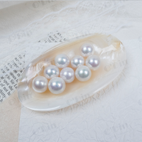 Perles d'eau douce naturelles Edison, 13-14 mm, grandes perles rondes, bon lustre, perles en vrac, vente en gros