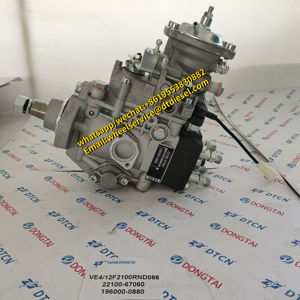 مضخة حقن وقود الديزل VE4/12F2100RND088، 22100-67060، 196000-0880 - Product Image 3